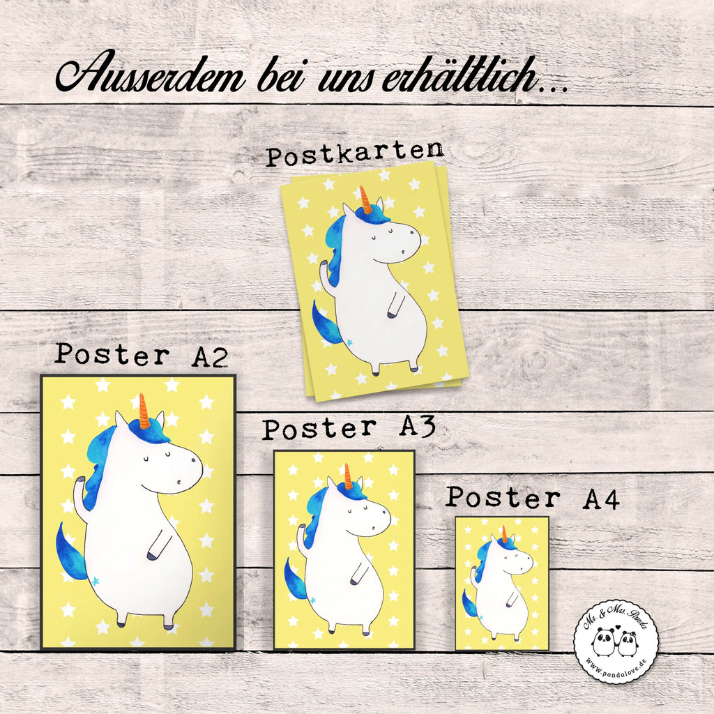 Poster unicorn Man Bild, Raumdekoration, Kunstdruck, Handgemaltes Poster, Küchenposter, Designposter, Wandposter, Mr. & Mrs. Panda Poster, Poster, Posterdruck, Wanddeko Bild, Wanddeko, Wanddekoration, Kinderposter, Einhorn, Einhörner, Einhorn Deko, Unicorn, hübsch, Freundin, cool, Party, bester Freund, BFF, beste, Familie, Mann