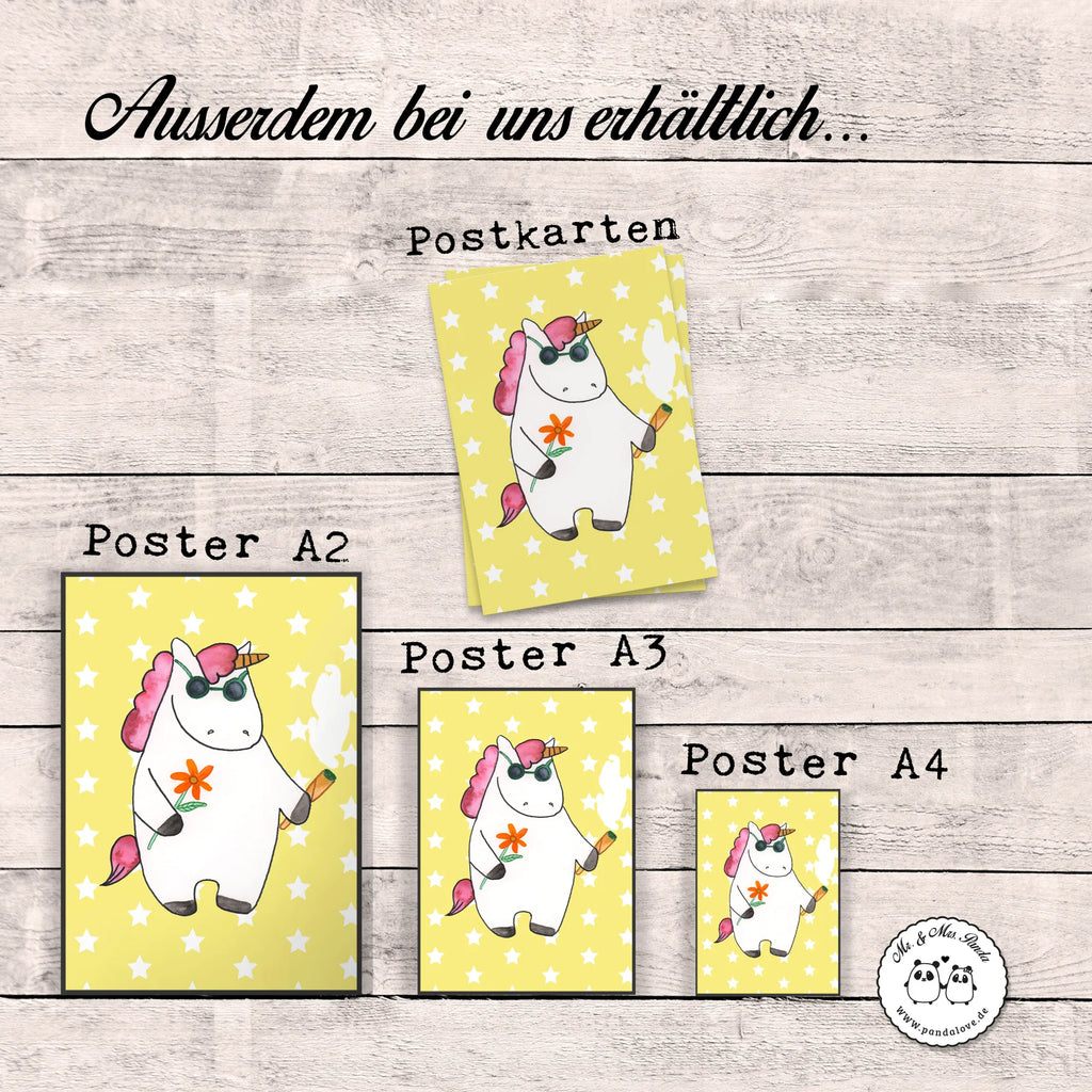 Poster unicorn Woodstock Wandposter, Mr. & Mrs. Panda Poster, wanddeko, Kunstdruck, Plakat, kunstposter, Wanddekoration, Posterdruck, Wandbild, Wandschmuck, kunstdruck poster, drucke, Bild für Wand, Designposter, Bild, wandkunst, wanddruck, kunst für die wand, Poster, Deko Bild, grafikposter, Wanddeko Bild, Einhorn Deko, Einhörner, Einhorn, Unicorn, Joint, Woodstock, Alkohol, Spaß. Lustig, Kiffen, Zigarette, Witzig, Party