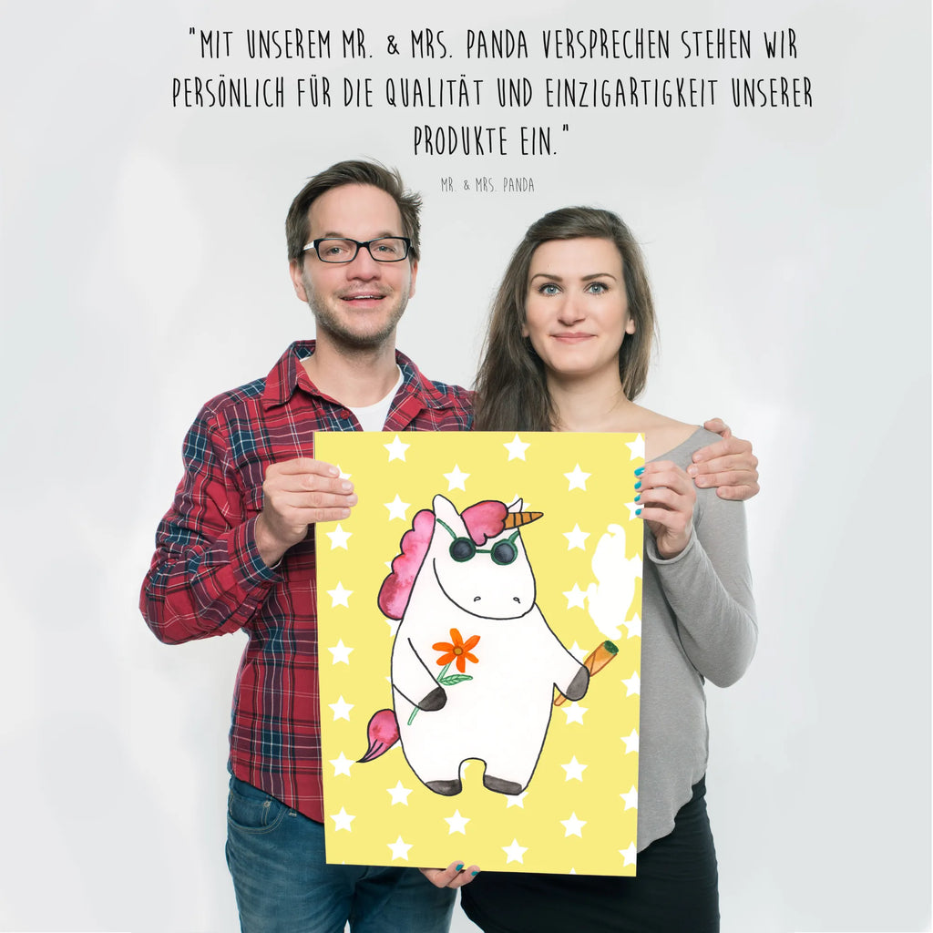 Poster unicorn Woodstock Wandposter, Mr. & Mrs. Panda Poster, wanddeko, Kunstdruck, Plakat, kunstposter, Wanddekoration, Posterdruck, Wandbild, Wandschmuck, kunstdruck poster, drucke, Bild für Wand, Designposter, Bild, wandkunst, wanddruck, kunst für die wand, Poster, Deko Bild, grafikposter, Wanddeko Bild, Einhorn Deko, Einhörner, Einhorn, Unicorn, Joint, Woodstock, Alkohol, Spaß. Lustig, Kiffen, Zigarette, Witzig, Party