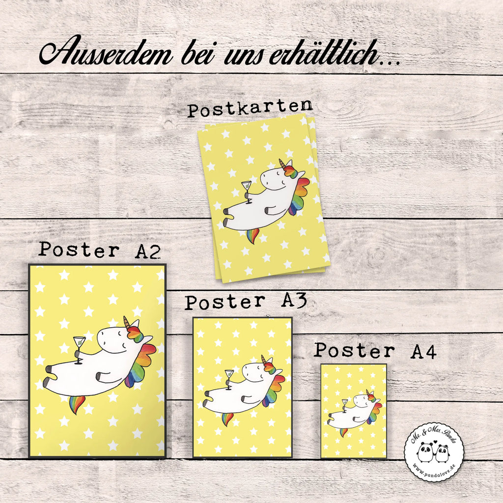 Poster Einhorn Cocktail Mr. & Mrs. Panda Poster, wandkunst, Deko Bild, Wanddekoration, wanddruck, Bild, Posterdruck, Wandbild, Plakat, drucke, Bild für Wand, Designposter, Wandposter, kunstposter, grafikposter, kunstdruck poster, Wandschmuck, Kunstdruck, wanddeko, kunst für die wand, Poster, Wanddeko Bild, Einhorn Deko, Einhörner, Einhorn, Unicorn, Rum, Witzig, Geburtstag, Party, Spaß, Spruch, Glitzer, Sekt, Caipirinha, Cuba Libre, Freundin, Feiern, Lustig