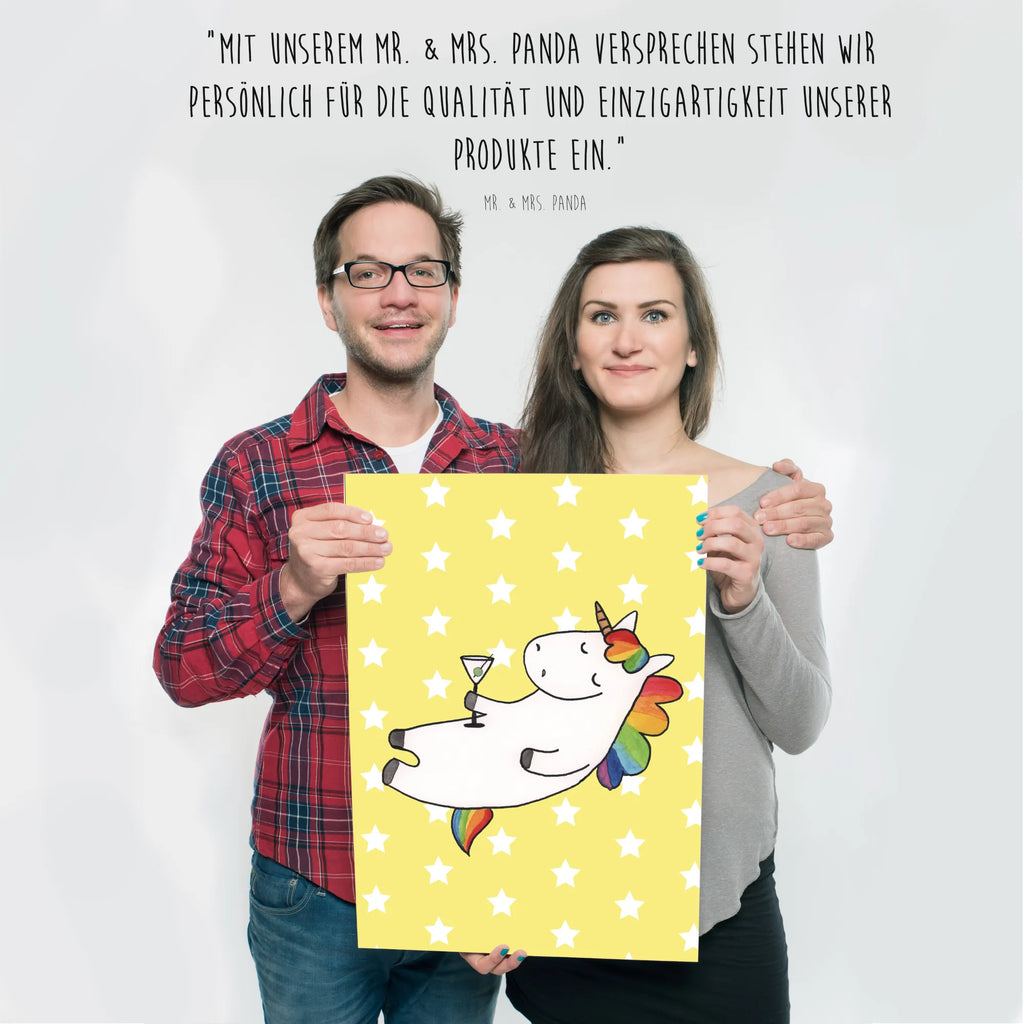 Poster Einhorn Cocktail Mr. & Mrs. Panda Poster, wandkunst, Deko Bild, Wanddekoration, wanddruck, Bild, Posterdruck, Wandbild, Plakat, drucke, Bild für Wand, Designposter, Wandposter, kunstposter, grafikposter, kunstdruck poster, Wandschmuck, Kunstdruck, wanddeko, kunst für die wand, Poster, Wanddeko Bild, Einhorn Deko, Einhörner, Einhorn, Unicorn, Rum, Witzig, Geburtstag, Party, Spaß, Spruch, Glitzer, Sekt, Caipirinha, Cuba Libre, Freundin, Feiern, Lustig