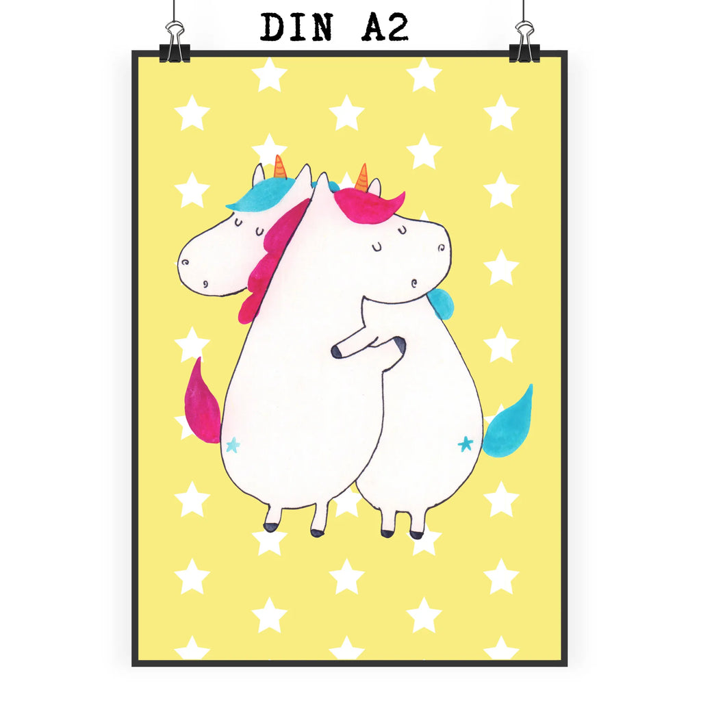 Poster Einhörner Umarmen wanddruck, Bild, Deko Bild, wandkunst, Wandschmuck, grafikposter, kunstdruck poster, Wanddeko Bild, Bild für Wand, Wandposter, Mr. & Mrs. Panda Poster, Plakat, Posterdruck, Designposter, Wanddekoration, kunstposter, Poster, drucke, Wandbild, wanddeko, Kunstdruck, kunst für die wand, Einhorn Deko, Einhörner, Einhorn, Unicorn, Liebe, BFF, Sister, Familie, Geschwister, Schwestern, Schwester, Freundinnen, Freundin