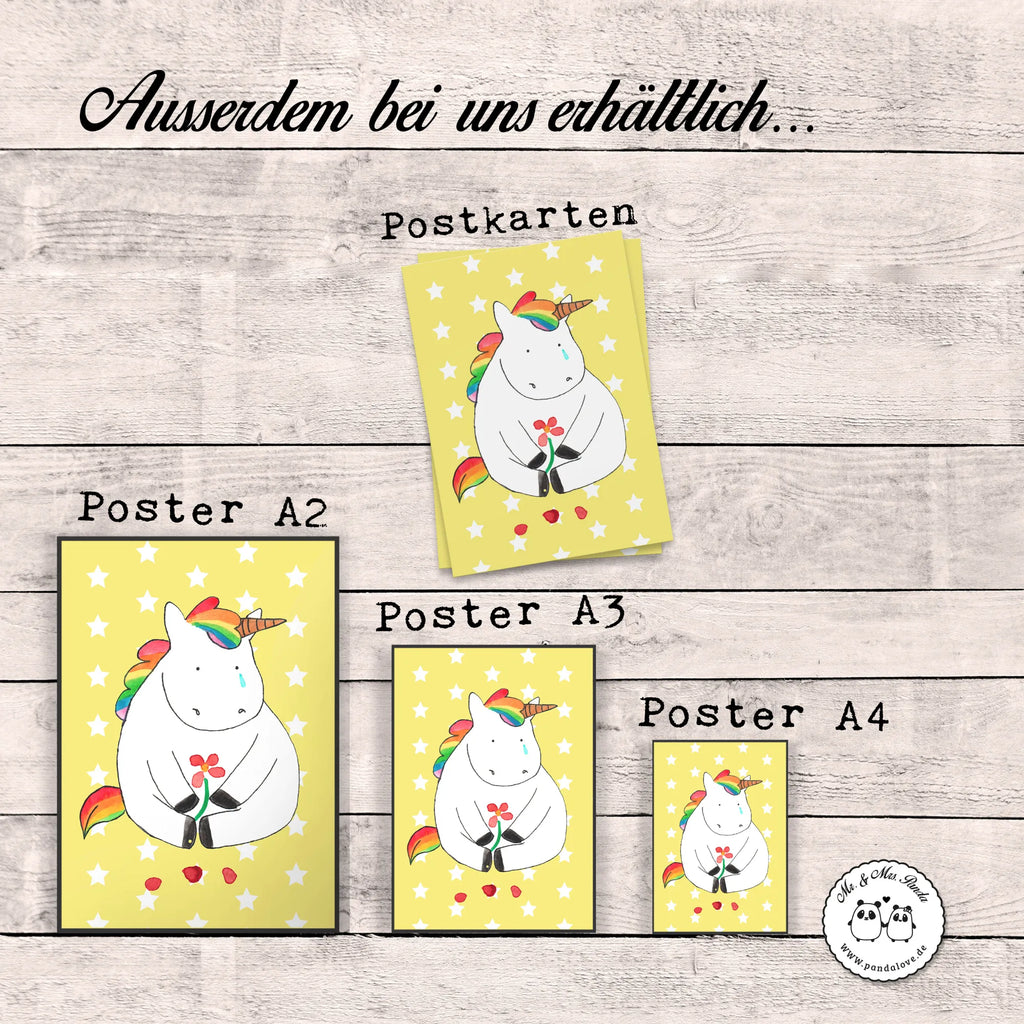 Plakat Jednorożec Smutny Jednorożec, jednorożce, dekoracje jednorożca, jednorożec