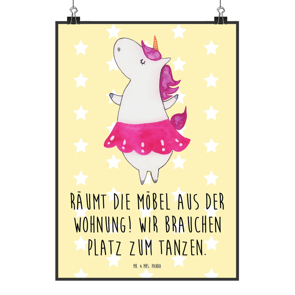 Poster Einhorn Ballerina Wandbild, Küchenposter, Bild, Kinderzimmer Poster, Schlafzimmer Poster, Designposter, Deko Bild, Mr. & Mrs. Panda Poster, Wanddekoration, Posterdruck, Poster, Bild für Wand, Plakat, Großes Poster, Raumdekoration, Kunstdruck, Kinderposter, Wandposter, Handgemaltes Poster, Wanddeko Bild, Poster Sprüche, Einhorn Deko, Einhörner, Einhorn, Unicorn, Wohnung, Tänzerin, Tanzen, Feiern, Spaß, Lebenslust, Ballerina, Lebensfreude, Party, Geburtstag