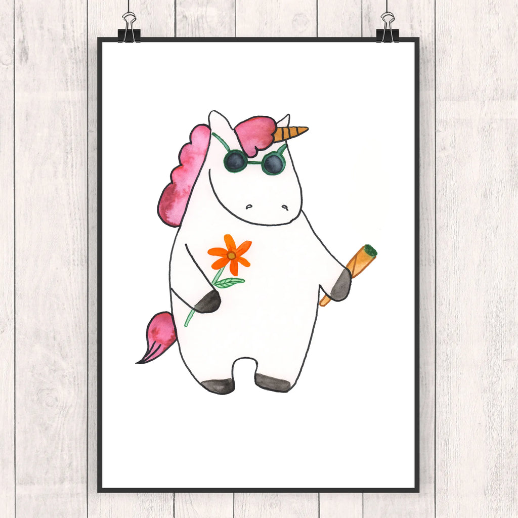 Poster unicorn Woodstock Wandposter, Mr. & Mrs. Panda Poster, wanddeko, Kunstdruck, Plakat, kunstposter, Wanddekoration, Posterdruck, Wandbild, Wandschmuck, kunstdruck poster, drucke, Bild für Wand, Designposter, Bild, wandkunst, wanddruck, kunst für die wand, Poster, Deko Bild, grafikposter, Wanddeko Bild, Einhorn Deko, Einhörner, Einhorn, Unicorn, Joint, Woodstock, Alkohol, Spaß. Lustig, Kiffen, Zigarette, Witzig, Party