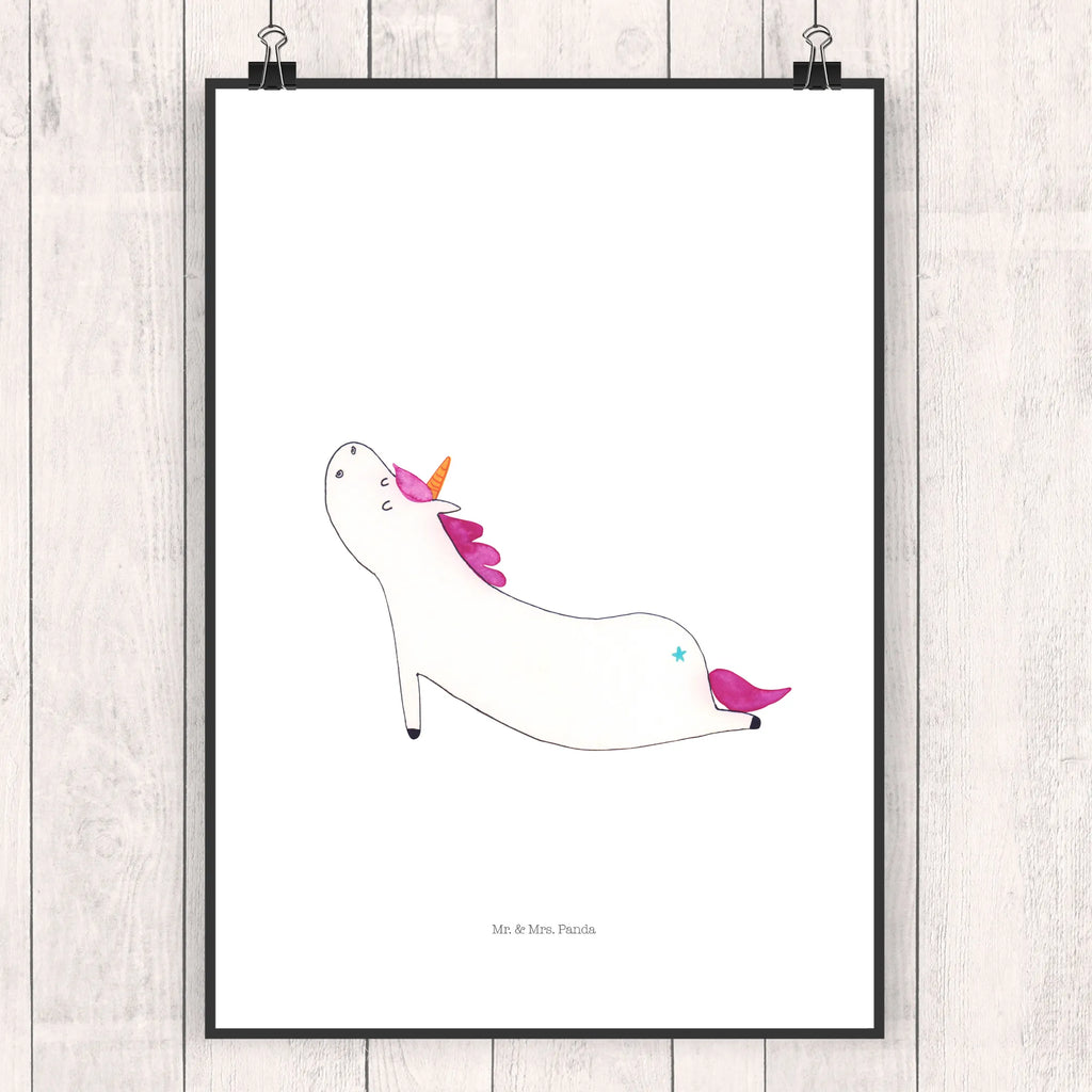 Plakat jednorożec joga drucke, Deko Bild, Plakat, Wandposter, wanddruck, Bild für Wand, kunstdruck poster, Wandbild, wanddeko, Bild, Kunstdruck, kunst für die wand, Poster, kunstposter, grafikposter, Wanddeko Bild, Wandschmuck, wandkunst, Designposter, Mr. & Mrs. Panda Poster, Wanddekoration, Posterdruck, Einhorn Deko, Einhörner, Einhorn, Unicorn, Lustig, Achtsamkeit, Sport, Yogamatte, Namaste, Entspannung, Joga, Süß, Witzig, Yoga