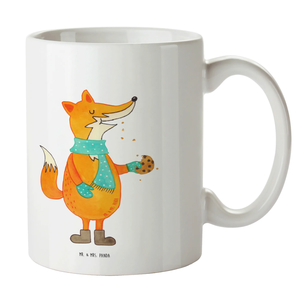 Tasse Fuchs Keks Tasse, Keramiktasse, Bürotasse, Geschenktasse, Tasse mit Zitaten, Tasse mit Motiven, Porzellantasse, Kaffeetasse, Teetasse, Fuchs, Kekse, Weihnachtszeit, Plätzchen, Liebe, Küche Deko, Winter, Füchse, Backen Spruch