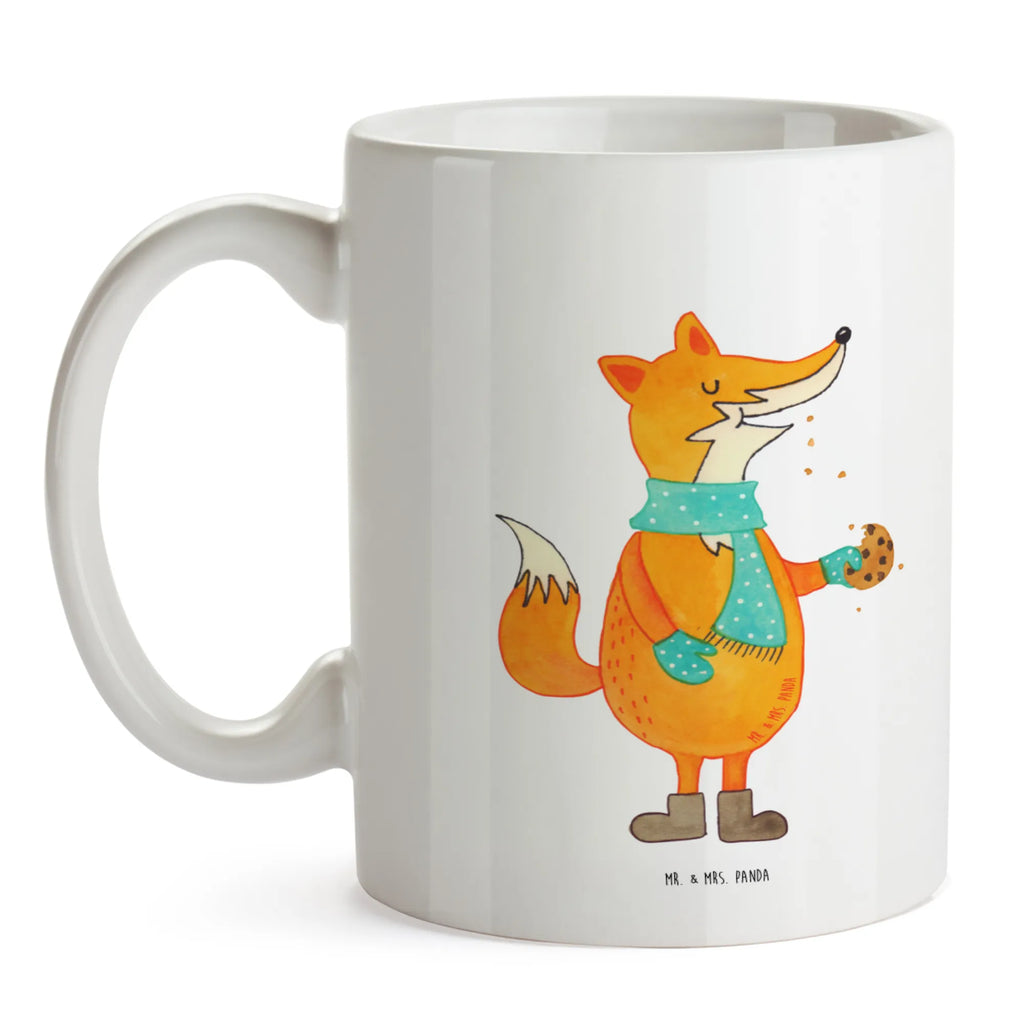 Tasse Fuchs Keks Tasse, Keramiktasse, Bürotasse, Geschenktasse, Tasse mit Zitaten, Tasse mit Motiven, Porzellantasse, Kaffeetasse, Teetasse, Fuchs, Kekse, Weihnachtszeit, Plätzchen, Liebe, Küche Deko, Winter, Füchse, Backen Spruch
