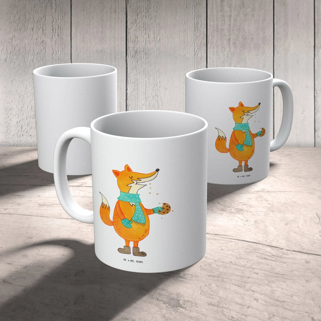 Tasse Fuchs Keks Tasse, Keramiktasse, Bürotasse, Geschenktasse, Tasse mit Zitaten, Tasse mit Motiven, Porzellantasse, Kaffeetasse, Teetasse, Fuchs, Kekse, Weihnachtszeit, Plätzchen, Liebe, Küche Deko, Winter, Füchse, Backen Spruch