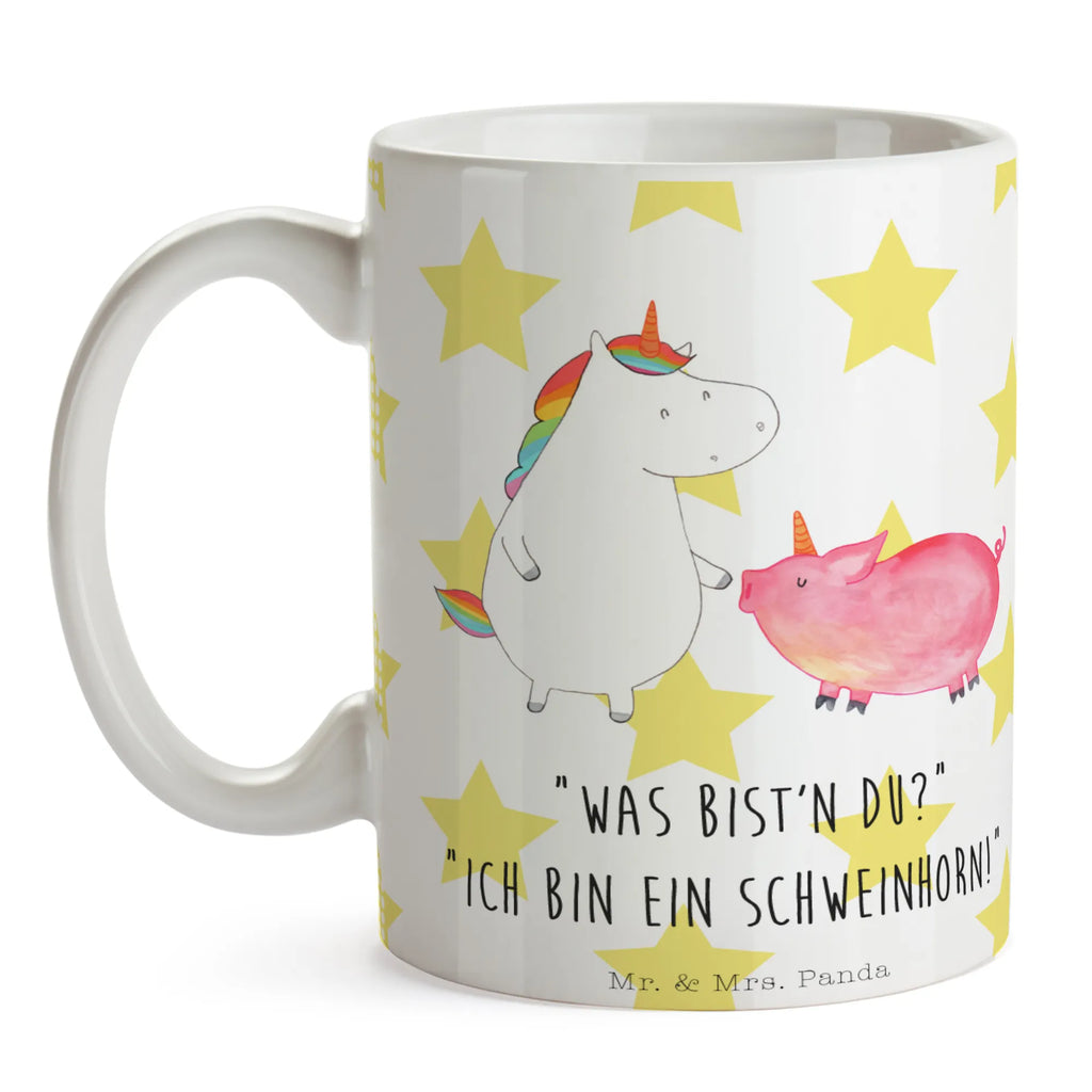 Kubek jednorożec świnia Tasse, Tasse mit Motiven, Geschenktasse, Porzellantasse, Kaffeetasse, Bürotasse, Teetasse, Keramiktasse, Tasse mit Zitaten, Einhorn, Einhörner, Einhorn Deko, Unicorn, Schweinchen, Schwein, Schweinhorn, Freundschaft, Freundin