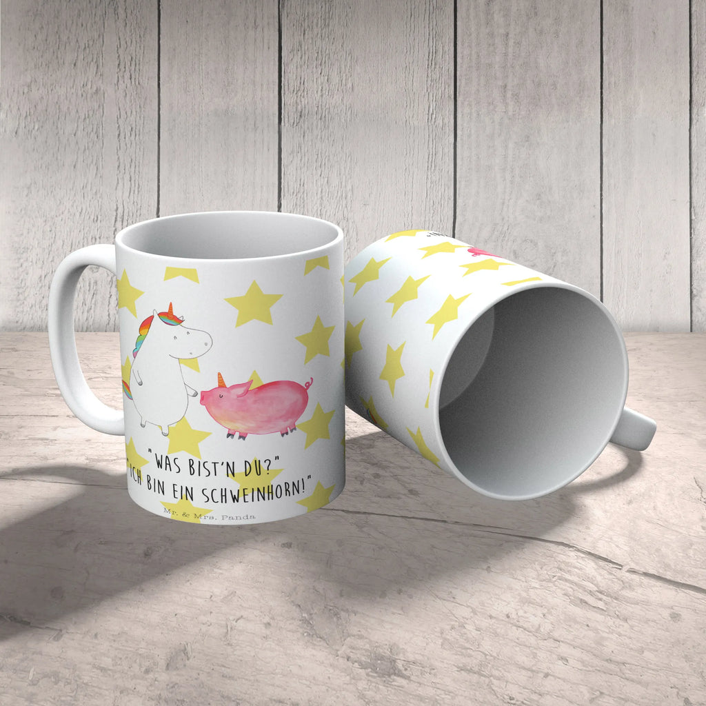 Kubek jednorożec świnia Tasse, Tasse mit Motiven, Geschenktasse, Porzellantasse, Kaffeetasse, Bürotasse, Teetasse, Keramiktasse, Tasse mit Zitaten, Einhorn, Einhörner, Einhorn Deko, Unicorn, Schweinchen, Schwein, Schweinhorn, Freundschaft, Freundin