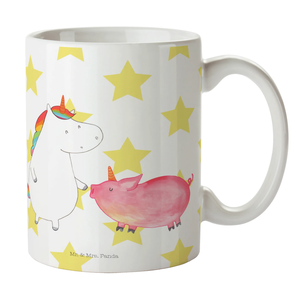 Kubek jednorożec świnia Tasse, Tasse mit Motiven, Geschenktasse, Porzellantasse, Kaffeetasse, Bürotasse, Teetasse, Keramiktasse, Tasse mit Zitaten, Einhorn, Einhörner, Einhorn Deko, Unicorn, Schweinchen, Schwein, Schweinhorn, Freundschaft, Freundin
