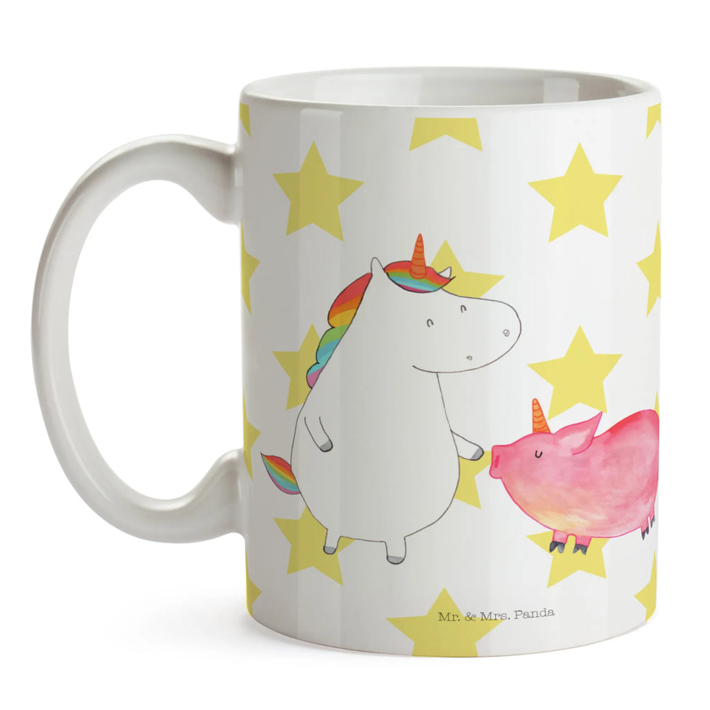Kubek jednorożec świnia Tasse, Tasse mit Motiven, Geschenktasse, Porzellantasse, Kaffeetasse, Bürotasse, Teetasse, Keramiktasse, Tasse mit Zitaten, Einhorn, Einhörner, Einhorn Deko, Unicorn, Schweinchen, Schwein, Schweinhorn, Freundschaft, Freundin