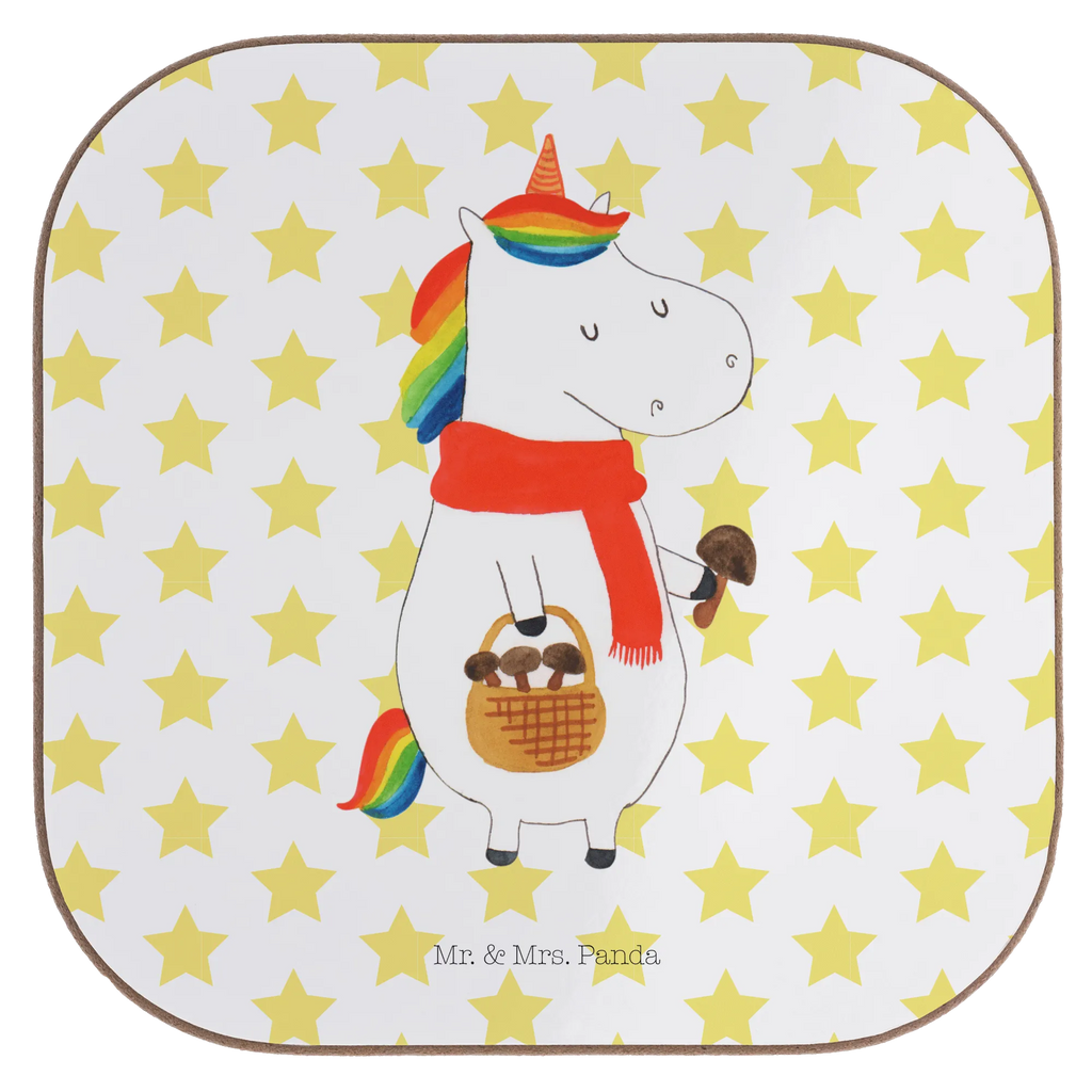 Square coaster unicorn Mushroom breakfast, presents, gifts, gift, glass coasters, Coasters, party, unicorn, unicorns, Motivation, Mushrooms, Sayings, Love Causes, Unicorn, Unicorns, Mushroom Collectors