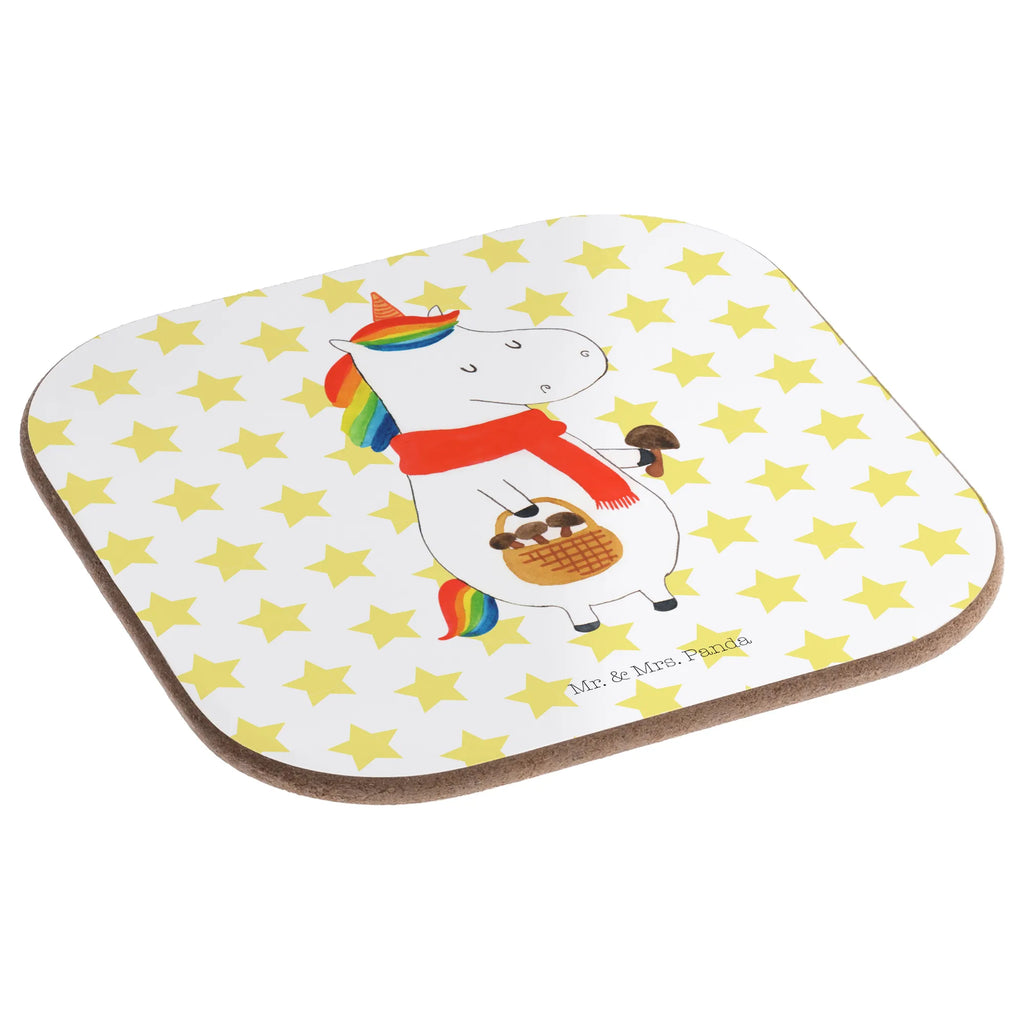 Square coaster unicorn Mushroom breakfast, presents, gifts, gift, glass coasters, Coasters, party, unicorn, unicorns, Motivation, Mushrooms, Sayings, Love Causes, Unicorn, Unicorns, Mushroom Collectors