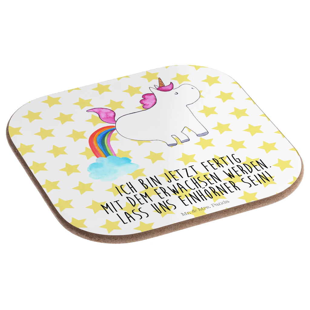 Quadratische Untersetzer Einhorn Pupsend Untersetzer für Gläser, Getränkeuntersetzer, Untersetzer Holz, Korkuntersetzer, Untersetzer Design, Holzuntersetzer, Glasuntersetzer, Untersetzer aus Holz, Untersetzer Gläser, Tassen Untersetzer, Untersetzer, Bierdeckel, Einhorn, Einhörner, Einhorn Deko, Unicorn, lustig, Einhornpower, Spaß, Regenbogen, Glitzer, Erwachsenwerden, Freundin, Pups
