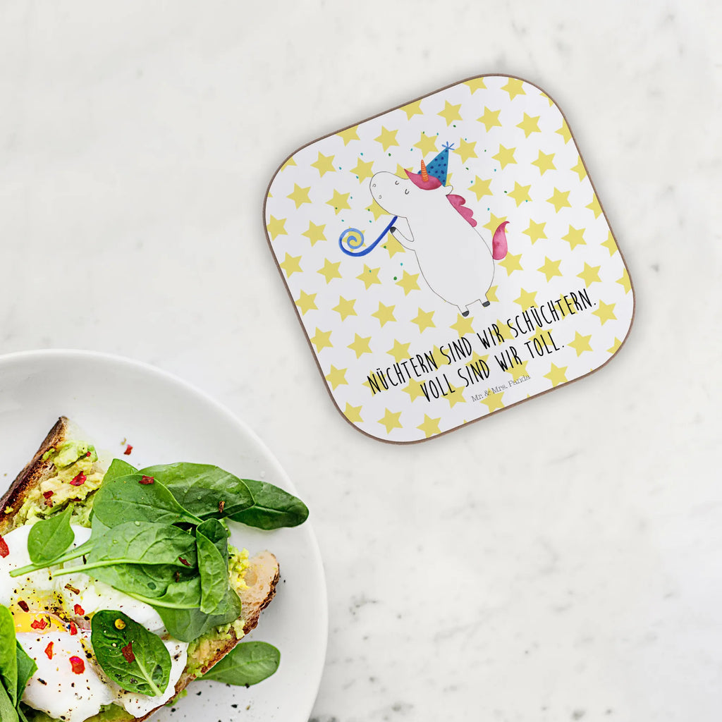 Square coaster unicorn party gifts, Coasters, presents, breakfast, party, gift, glass coasters, unicorn, unicorns, Confetti, Feast, Unicorns, Alcohol, Club, Disco, birthday, Birthday, Glitter, Party, Celebration, Birthday present