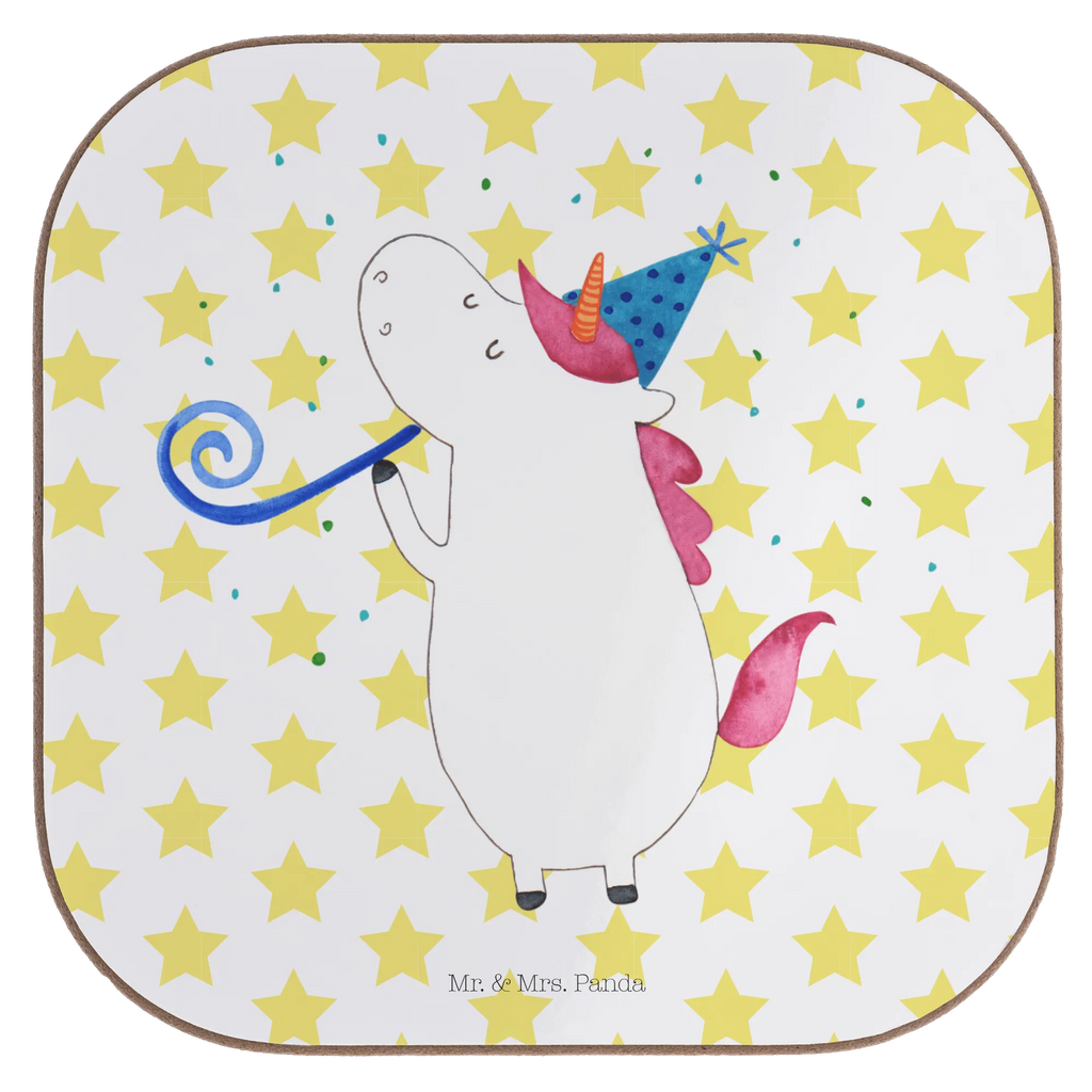 Square coaster unicorn party gifts, Coasters, presents, breakfast, party, gift, glass coasters, unicorn, unicorns, Confetti, Feast, Unicorns, Alcohol, Club, Disco, birthday, Birthday, Glitter, Party, Celebration, Birthday present