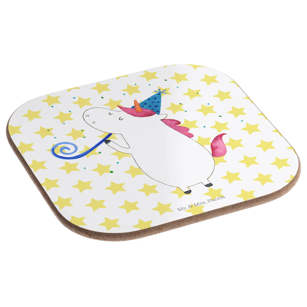 Square coaster unicorn party gifts, Coasters, presents, breakfast, party, gift, glass coasters, unicorn, unicorns, Confetti, Feast, Unicorns, Alcohol, Club, Disco, birthday, Birthday, Glitter, Party, Celebration, Birthday present