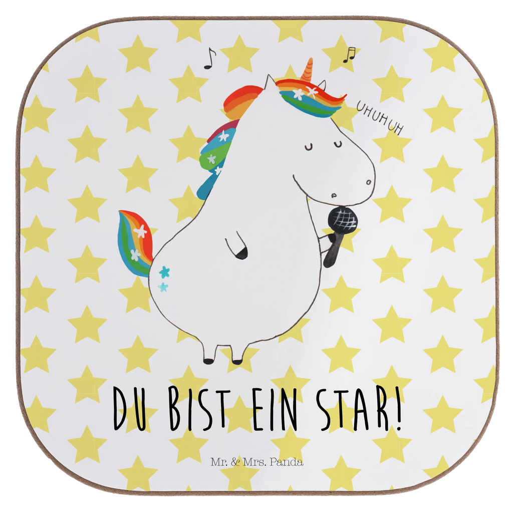 Square coaster unicorn Singer glass coasters, gifts, Coasters, party, gift, breakfast, presents, unicorn, unicorns, Singer present, Birthday, confetti, disco, Singer gift, Unicorn, unicorn saying, birthday, glitter, celebration