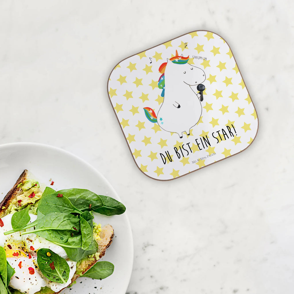 Square coaster unicorn Singer glass coasters, gifts, Coasters, party, gift, breakfast, presents, unicorn, unicorns, Singer present, Birthday, confetti, disco, Singer gift, Unicorn, unicorn saying, birthday, glitter, celebration