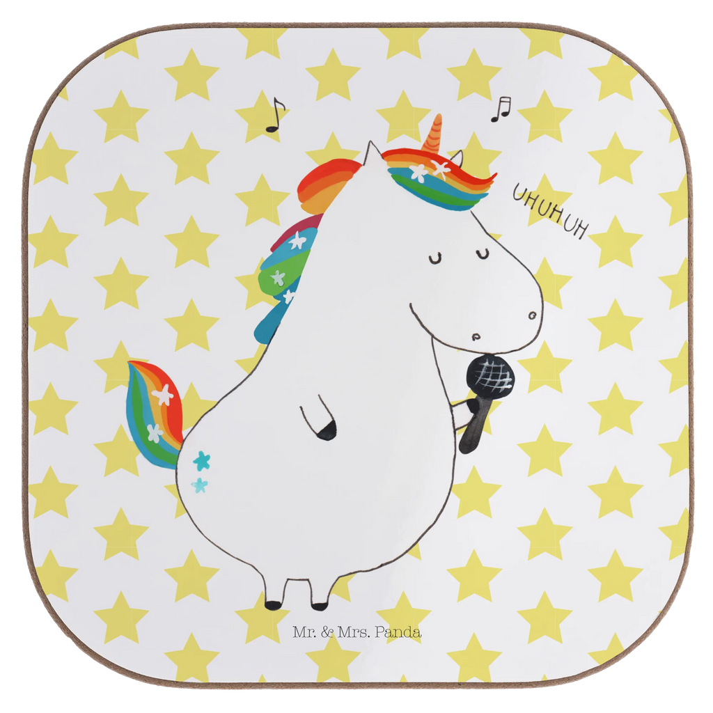 Square coaster unicorn Singer glass coasters, gifts, Coasters, party, gift, breakfast, presents, unicorn, unicorns, Singer present, Birthday, confetti, disco, Singer gift, Unicorn, unicorn saying, birthday, glitter, celebration