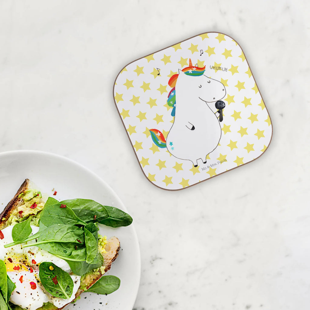 Square coaster unicorn Singer glass coasters, gifts, Coasters, party, gift, breakfast, presents, unicorn, unicorns, Singer present, Birthday, confetti, disco, Singer gift, Unicorn, unicorn saying, birthday, glitter, celebration