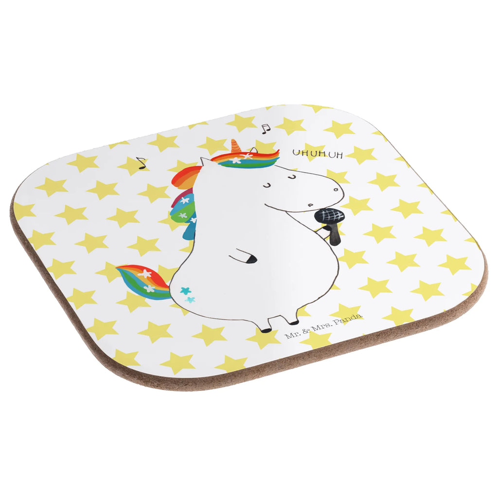 Square coaster unicorn Singer glass coasters, gifts, Coasters, party, gift, breakfast, presents, unicorn, unicorns, Singer present, Birthday, confetti, disco, Singer gift, Unicorn, unicorn saying, birthday, glitter, celebration