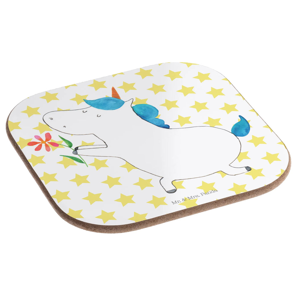 Square coaster unicorn flower Coasters, glass coasters, breakfast, party, gift, presents, gifts, unicorn, unicorns, flower, proof of love, partner, love, couple, request, marriage application, engagement