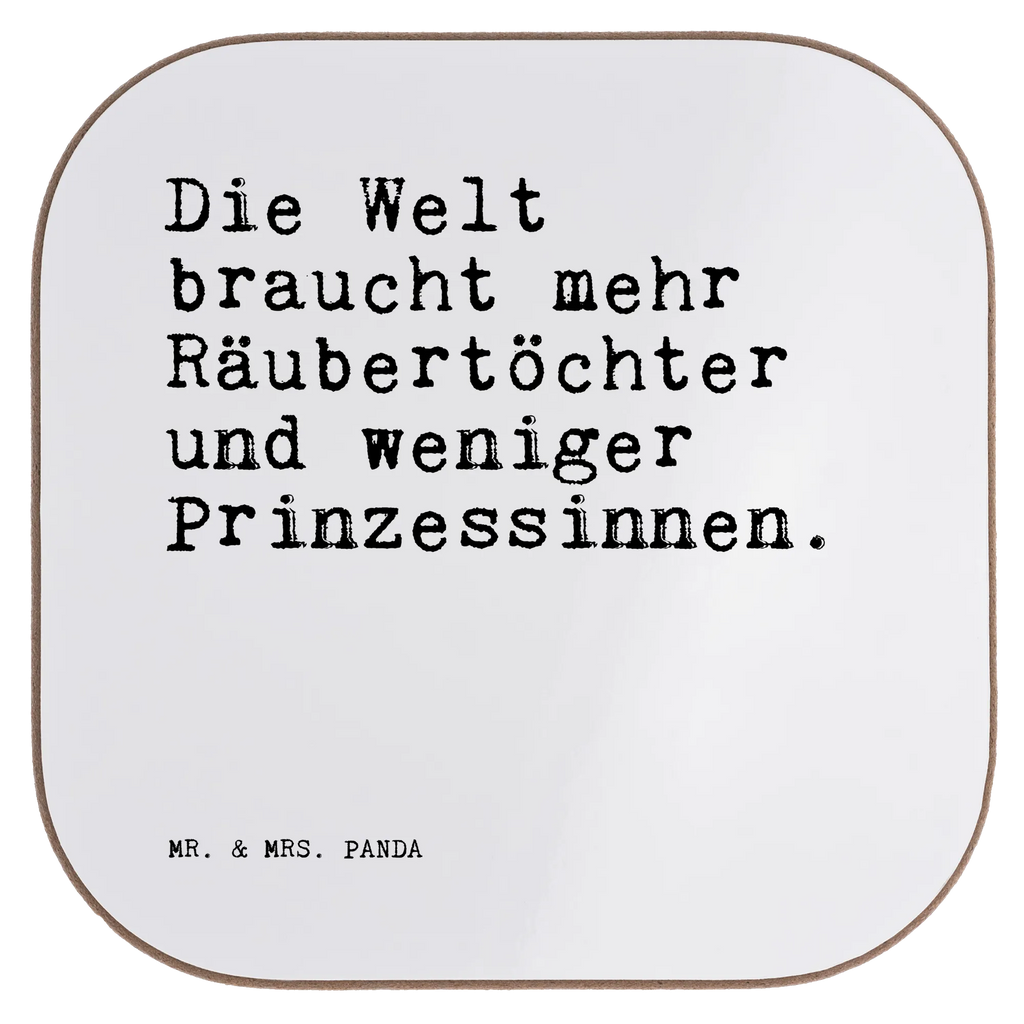 Square coaster Die Welt braucht mehr... breakfast, party, gift, presents, glass coasters, Coasters, gifts, saying, sayings, funny, wisdom, quotes, Sayings Proverbs Wisdom Quotes Funny Wisdom Words