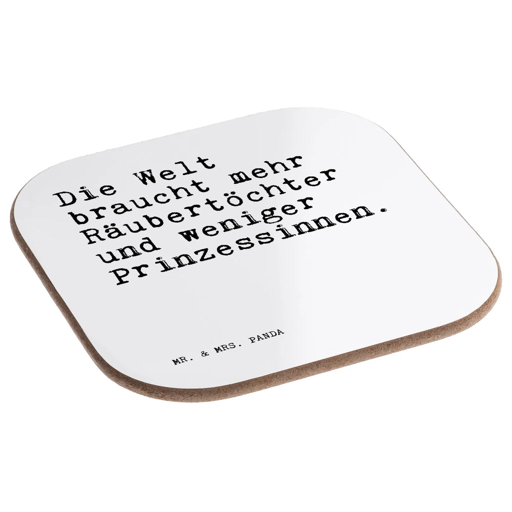 Square coaster Die Welt braucht mehr... breakfast, party, gift, presents, glass coasters, Coasters, gifts, saying, sayings, funny, wisdom, quotes, Sayings Proverbs Wisdom Quotes Funny Wisdom Words