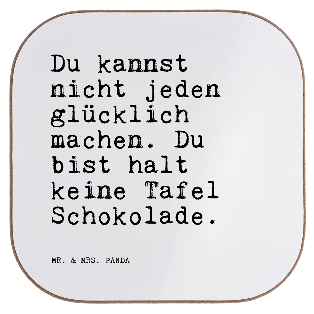 Square coaster Du kannst nicht jeden... presents, Coasters, gifts, breakfast, glass coasters, gift, party, saying, sayings, funny, wisdom, quotes, Sayings Proverbs Wisdom Quotes Funny Wisdom Words