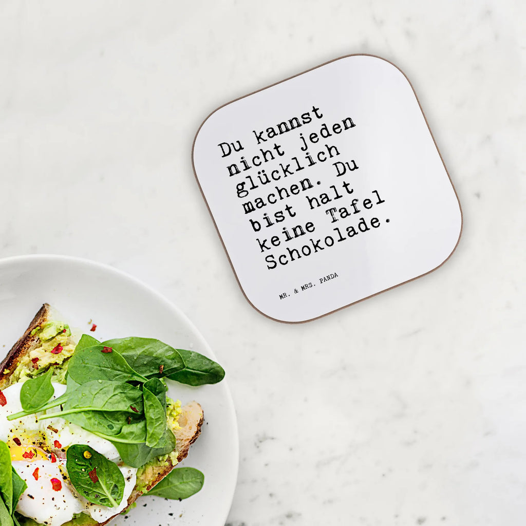 Square coaster Du kannst nicht jeden... presents, Coasters, gifts, breakfast, glass coasters, gift, party, saying, sayings, funny, wisdom, quotes, Sayings Proverbs Wisdom Quotes Funny Wisdom Words