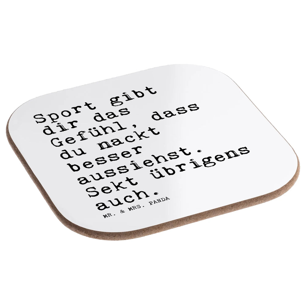 Square coaster Sport gibt dir das... gifts, gift, breakfast, glass coasters, presents, Coasters, party, saying, sayings, funny, wisdom, quotes, Sayings Proverbs Wisdom Quotes Funny Wisdom Words