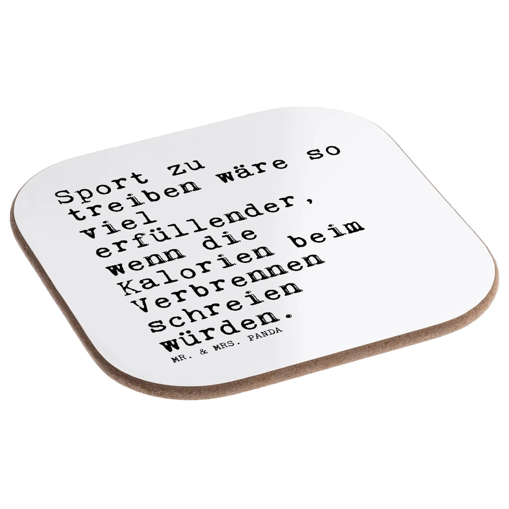Square coaster Sport zu treiben wäre... gift, party, Coasters, gifts, breakfast, glass coasters, presents, saying, sayings, funny, wisdom, quotes, Sayings Proverbs Wisdom Quotes Funny Wisdom Words