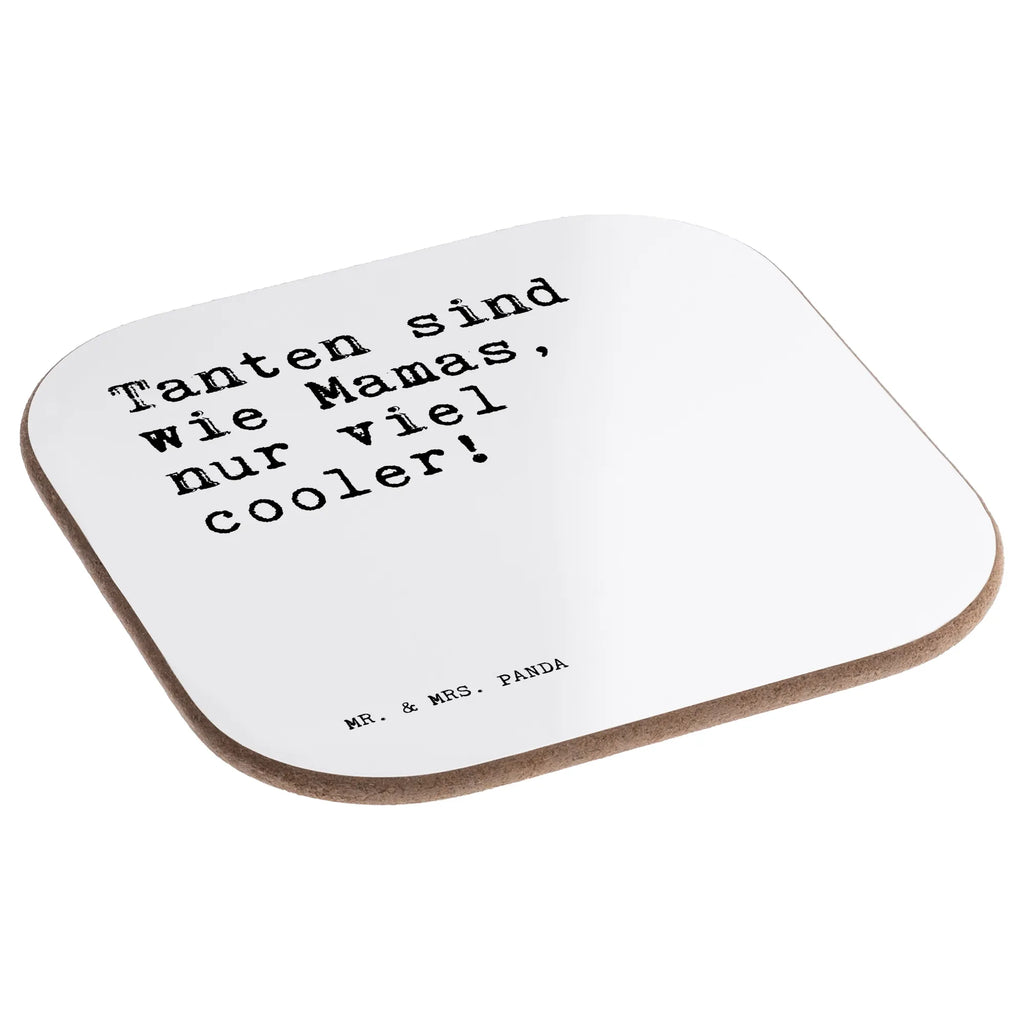 Square coaster Tanten sind wie Mamas,... gift, Coasters, presents, gifts, glass coasters, breakfast, party, saying, sayings, funny, wisdom, quotes, Sayings Proverbs Wisdom Quotes Funny Wisdom Words