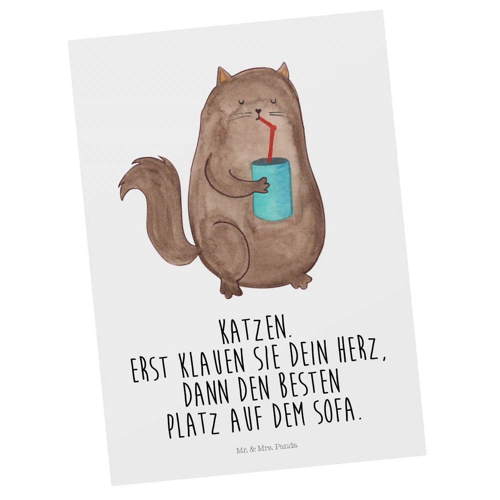 Postcard Cat can postcards, gift, Postcard, paper, card, invitation card, invitation, gift card, letter, cat, tomcat, kitty, meow, kitten, housecat, mama cat, love cats, cat image, cat fan, cat lover, cat fancier, cat decoration, gift for cat lover, cat owner, funny cats, cat sayings, cat motto, funny cat gifts, fan merchandise, cat stuff, animal lover, cats, Cats, food, pussy, pet, cat food