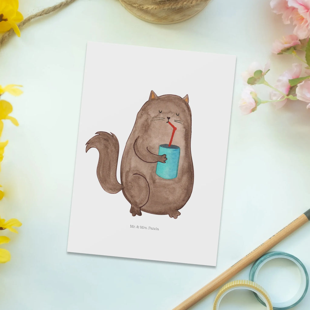 Postcard Cat can postcards, gift, Postcard, paper, card, invitation card, invitation, gift card, letter, cat, tomcat, kitty, meow, kitten, housecat, mama cat, love cats, cat image, cat fan, cat lover, cat fancier, cat decoration, gift for cat lover, cat owner, funny cats, cat sayings, cat motto, funny cat gifts, fan merchandise, cat stuff, animal lover, cats, Cats, food, pussy, pet, cat food