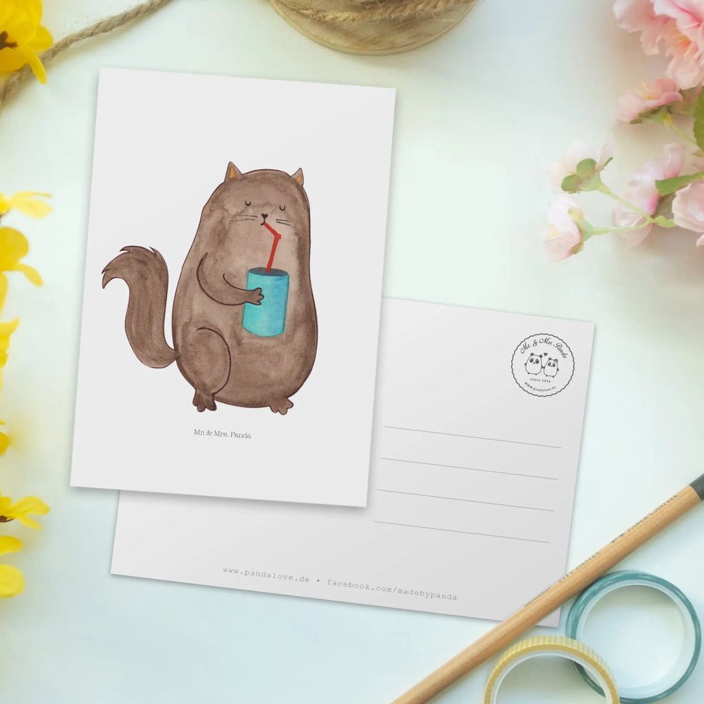 Postcard Cat can postcards, gift, Postcard, paper, card, invitation card, invitation, gift card, letter, cat, tomcat, kitty, meow, kitten, housecat, mama cat, love cats, cat image, cat fan, cat lover, cat fancier, cat decoration, gift for cat lover, cat owner, funny cats, cat sayings, cat motto, funny cat gifts, fan merchandise, cat stuff, animal lover, cats, Cats, food, pussy, pet, cat food