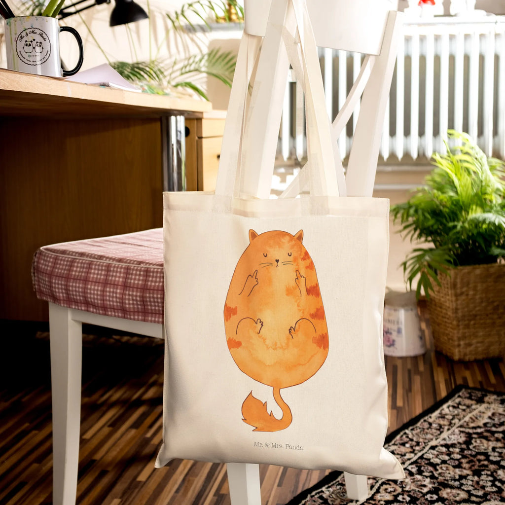 Tragetasche Katze Mittelfinger Stofftasche, Tasche, Tragetasche, Beutel, Jutetasche, Stoffbeutel, Schultertasche, Umhängetasche, Laptoptasche, Shopper, Jutebeutel, Einkaufstasche, Einkaufstüte, Beuteltasche, Badetasche, Strandtasche, Katze, Katzenmotiv, Katzenfan, Katzendeko, Katzenfreund, Katzenliebhaber, Katzenprodukte, Katzenartikel, Katzenaccessoires, Katzensouvenirs, Katzenliebhaberprodukte, Katzenmotive, Cats, Kater, Katzen, Cat, Mietze