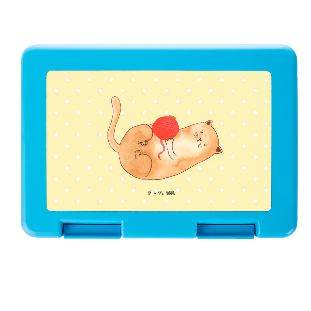 Pudełko na kanapki kot wełna Brotbox, Snackbox, Lunch box, Butterbrotdose, Brotzeitbox, Katze, Katzenmotiv, Katzenfan, Katzendeko, Katzenfreund, Katzenliebhaber, Katzenprodukte, Katzenartikel, Katzenaccessoires, Katzensouvenirs, Katzenliebhaberprodukte, Katzenmotive, Katzen, Kater, Mietze, Cat, Cats, Katzenhalter, Katzenbesitzerin, Haustier, Wollknäuel, Wolle, Spielen, Spiel, verspielt