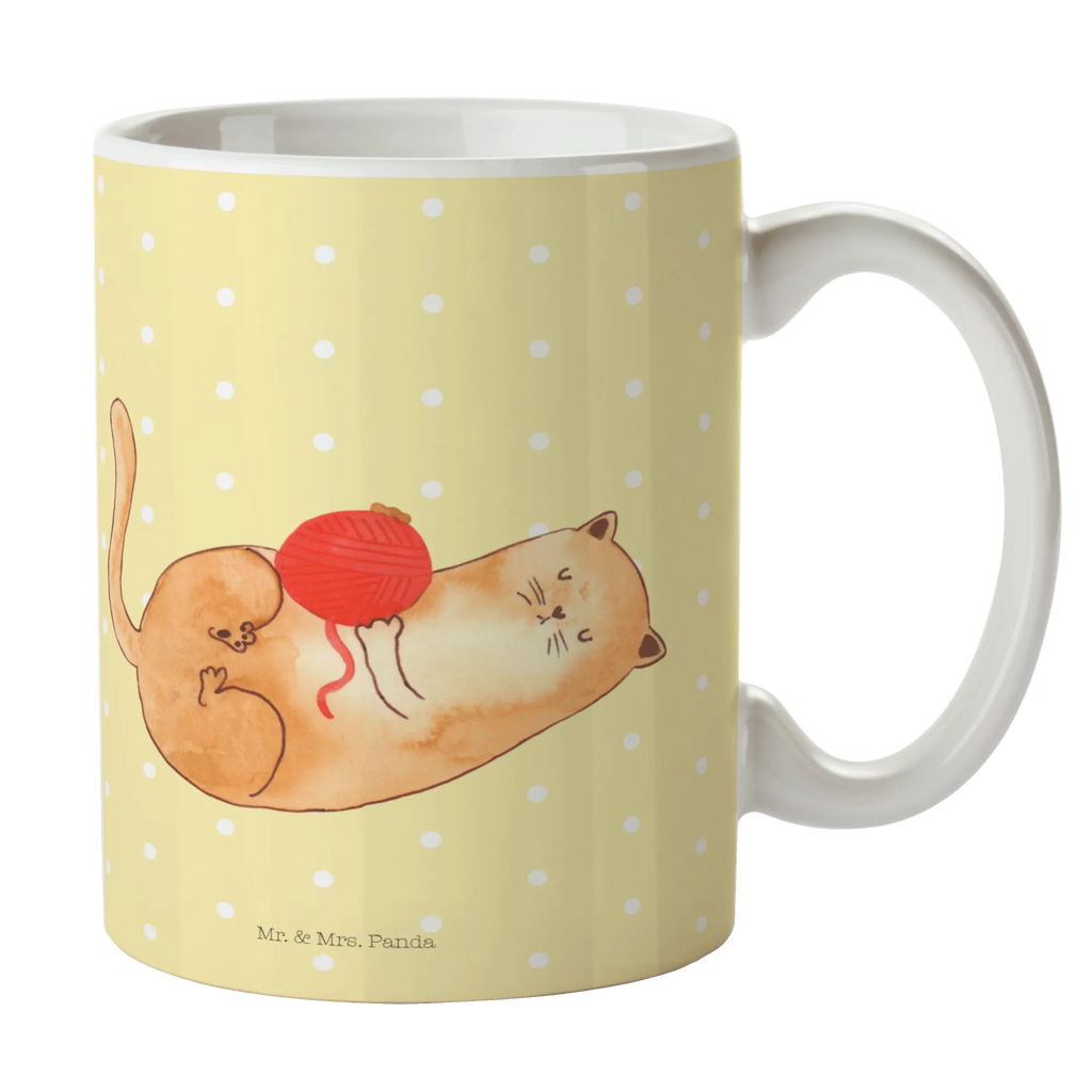 Mug Cat Wool Teetasse, Kaffeetasse, Tasse, Keramiktasse, Geschenktasse, Porzellantasse, Bürotasse, Tasse mit Motiven, Tasse mit Zitaten, Katze, Katzenmotiv, Katzenfan, Katzendeko, Katzenfreund, Katzenliebhaber, Katzenprodukte, Katzenartikel, Katzenaccessoires, Katzensouvenirs, Katzenliebhaberprodukte, Katzenmotive, Katzenbesitzerin, Cat, Mietze, Spielen, Katzenhalter, Kater, Cats, Katzen, Haustier, verspielt, Wollknäuel, Wolle, Spiel