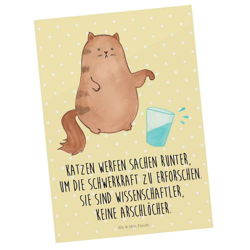Postcard Cat water glass postcards, invitation, card, paper, letter, gift, gift card, invitation card, Postcard, cat, tomcat, kitty, meow, kitten, housecat, mama cat, love cats, cat image, cat fan, cat lover, cat fancier, cat decoration, gift for cat lover, cat owner, funny cats, cat sayings, cat motto, funny cat gifts, fan merchandise, cat stuff, animal lover, glass, pet, cats, water, pussy, Cats