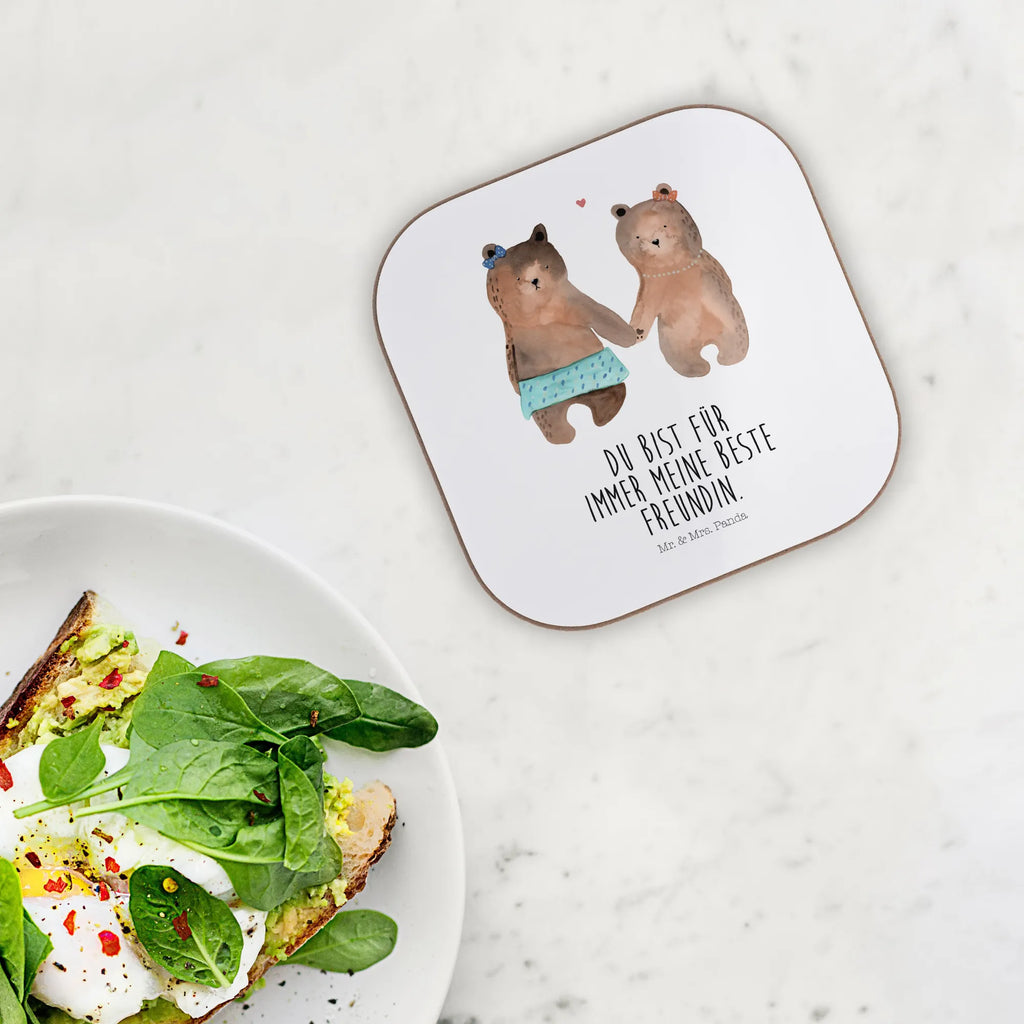 Podkładka Niedźwiedź przyjaciółka Glasuntersetzer, Tassen Untersetzer, Untersetzer, Getränkeuntersetzer, Korkuntersetzer, Untersetzer Design, Untersetzer aus Holz, Bierdeckel, Holzuntersetzer, Untersetzer Holz, Untersetzer für Gläser, Untersetzer Gläser, Bär, Teddy, Teddybär, Bär Freundin Beste Freund Liebe Liebesbeweis Verliebt Kumpel Kumpeliene