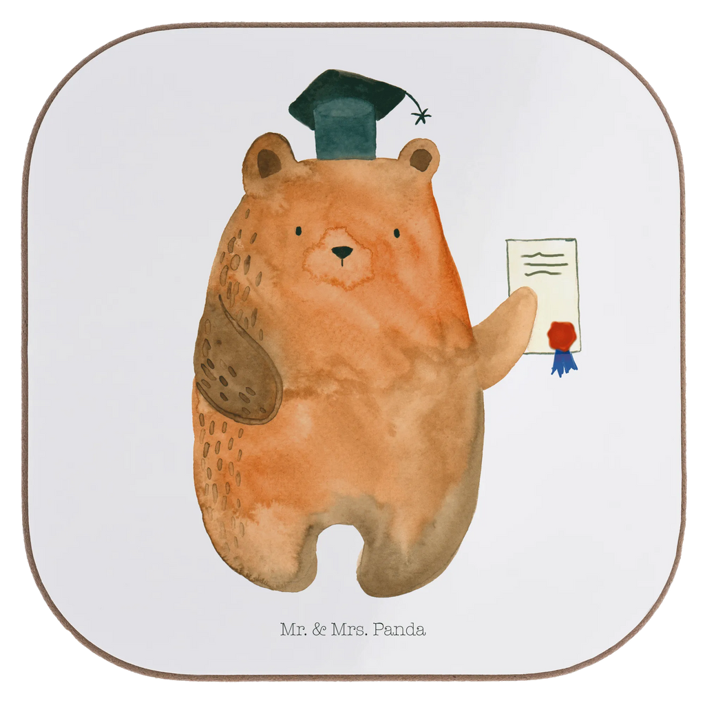 Square coaster bear Test Korkuntersetzer, Getränkeuntersetzer, Glasuntersetzer, Untersetzer aus Holz, Holzuntersetzer, Bierdeckel, Untersetzer Holz, Untersetzer Gläser, Untersetzer, Untersetzer Design, Untersetzer für Gläser, Tassen Untersetzer, Bär, Teddy, Teddybär, Prüfungen, Abschluss, Abitur, Zeugnis, Prüfung bestanden, Abschlusszeugnis