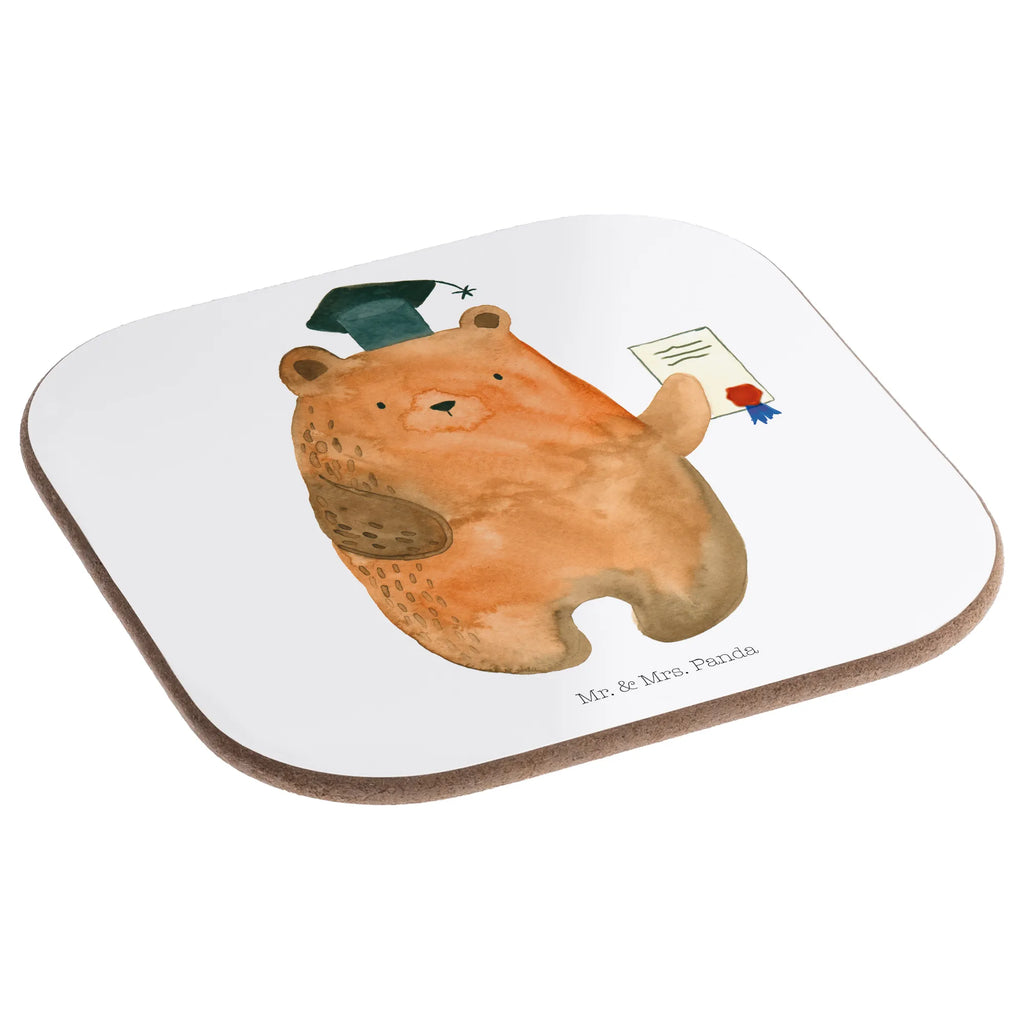 Square coaster bear Test Korkuntersetzer, Getränkeuntersetzer, Glasuntersetzer, Untersetzer aus Holz, Holzuntersetzer, Bierdeckel, Untersetzer Holz, Untersetzer Gläser, Untersetzer, Untersetzer Design, Untersetzer für Gläser, Tassen Untersetzer, Bär, Teddy, Teddybär, Prüfungen, Abschluss, Abitur, Zeugnis, Prüfung bestanden, Abschlusszeugnis