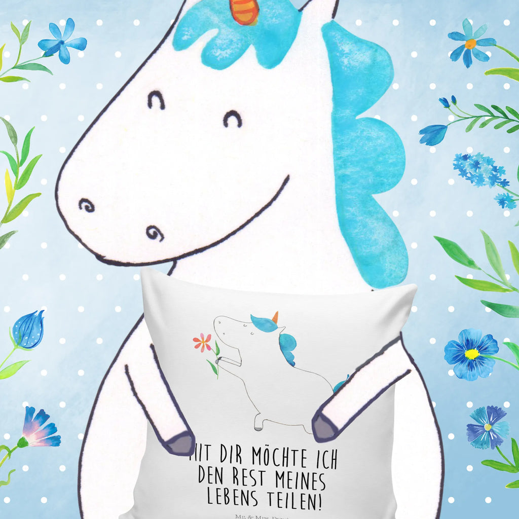 40x40 poduszka jednorożec kwiat Jednorożec, jednorożce, dekoracje jednorożca, jednorożec