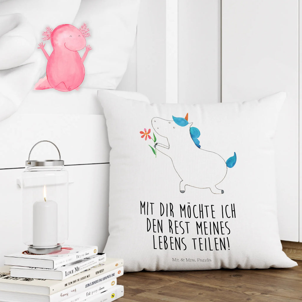 40x40 poduszka jednorożec kwiat Jednorożec, jednorożce, dekoracje jednorożca, jednorożec