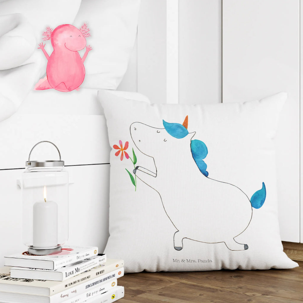 40x40 poduszka jednorożec kwiat Jednorożec, jednorożce, dekoracje jednorożca, jednorożec