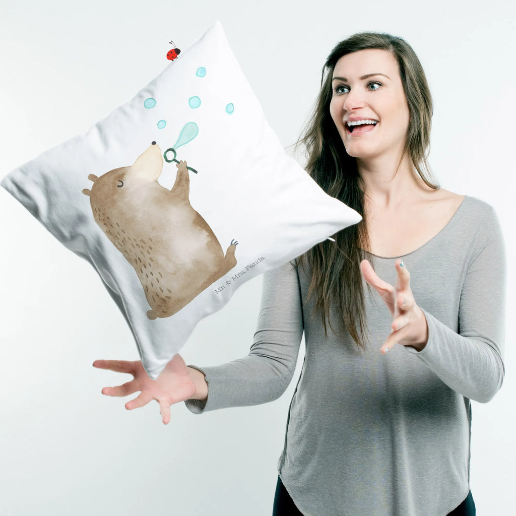 Cushion bear soap bubbles Sofakissen, Zierkissen, Dekokissen 40x40, Kissen 40x40 Waschbar, Kopfkissen 40x40, Kopfkissen, sitzkissen, Dekokissen Sofa, Kissen, Kissenbezug 40x40, Motivkissen, Couchkissen, sofakissen, Kissen 40x40, Kissenhülle, Sofakissen 40x40, Kissenhülle 40x40, Kissenbezüge, Dekokissen, Bär, Teddy, Teddybär, Seifenblasen Bär Lustig Sein Glücklich Traurig Happy